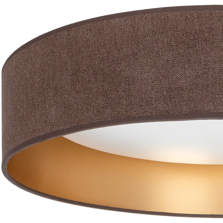 Brilagi - LED-kattovalaisin VELVET SIMPLE LED/36W/230V 3000K Ø 55 cm ruskea/kulta