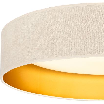 Brilagi - VELVET SIMPLE LED -kattovalaisin 36 W, 230 V, 3000 K, Ø 55 cm, kerma/kulta