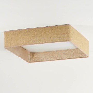 Brilagi - LED-kattovalaisin VELVET SQUARE LED/24W/230V 43x43 cm ruskea