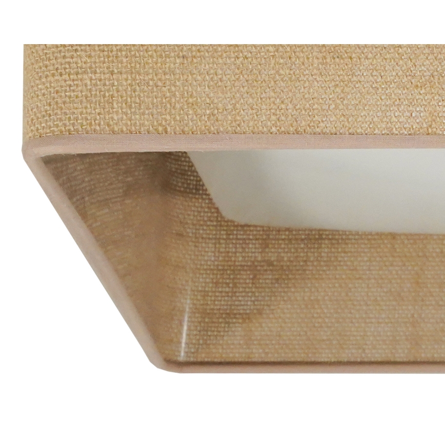 Brilagi - LED-kattovalaisin VELVET SQUARE LED/24W/230V 43x43 cm ruskea