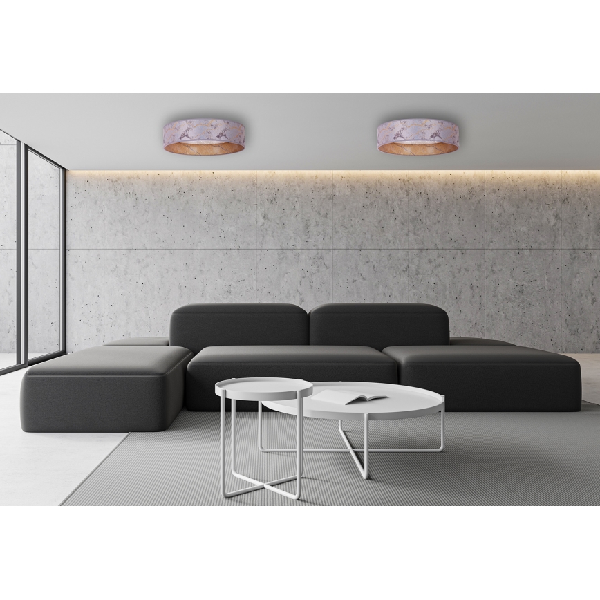 Brilagi - LED Kattovalaisin VELVET STAR LED/24W/230V d. 40 cm 3000K/4000K/6400K harmaa/kulta