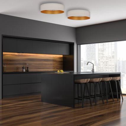 Brilagi - LED Kattovalaisin VELVET STAR LED/24W/230V d. 40 cm 3000K/4000K/6400K kermainen/kultainen