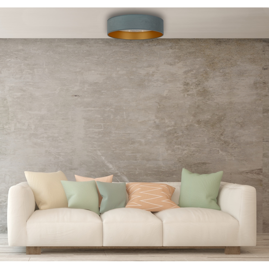 Brilagi - LED Kattovalaisin VELVET STAR LED/24W/230V d. 40 cm 3000K/4000K/6400K minttu/kulta