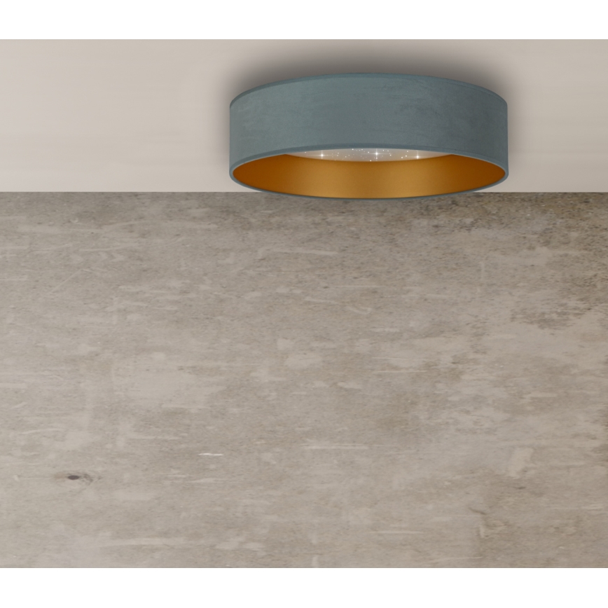 Brilagi - LED Kattovalaisin VELVET STAR LED/24W/230V d. 40 cm 3000K/4000K/6400K minttu/kulta