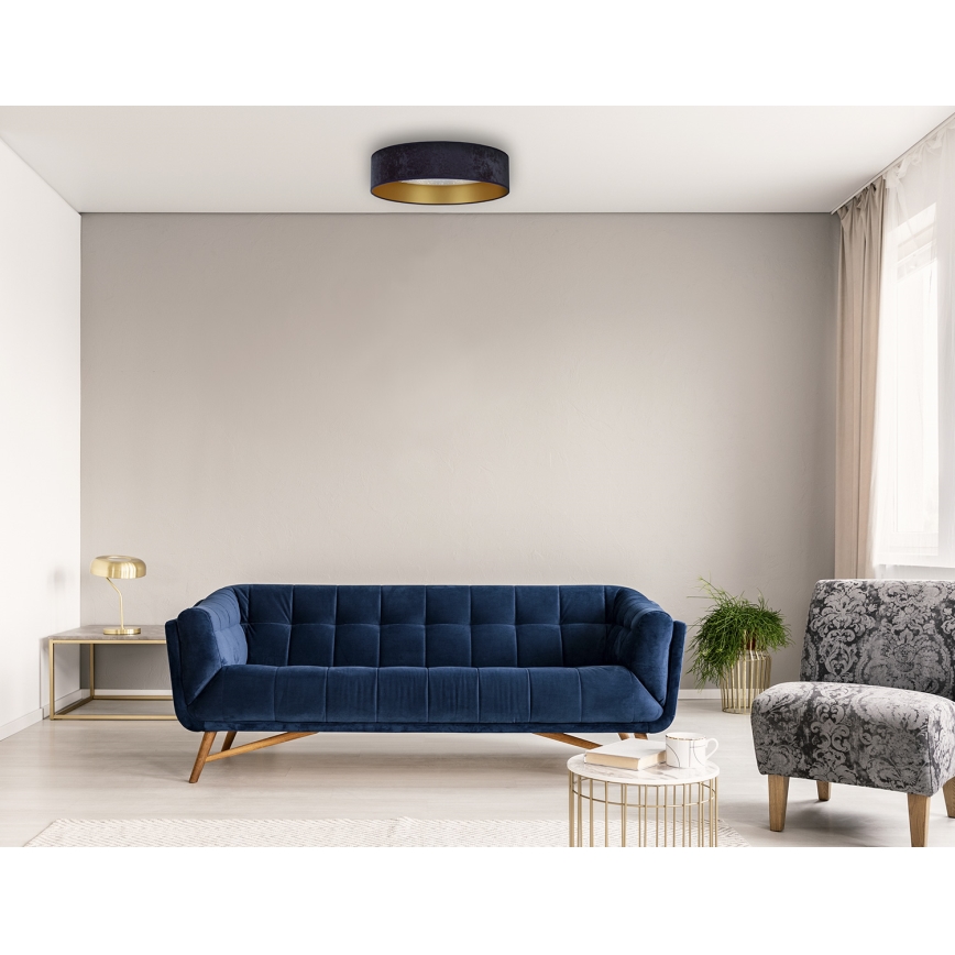 Brilagi - LED Kattovalaisin VELVET STAR LED/24W/230V d. 40 cm 3000K/4000K/6400K sininen/kulta