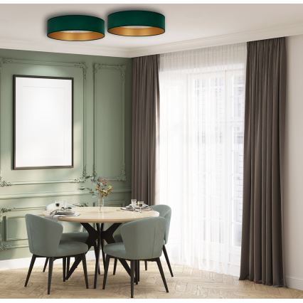 Brilagi - LED Kattovalaisin VELVET STAR LED/24W/230V d. 40 cm 3000K/4000K/6400K vihreä/kulta