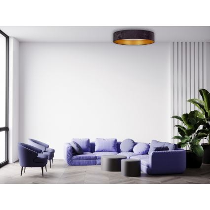 Brilagi - LED Kattovalaisin VELVET STAR LED/36W/230V d. 55 cm 3000K/4000K/6400K harmaa/kulta