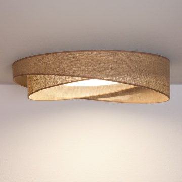 BRILAGI - LED kattovalaisin VELVET TWIST LED/24W/230V 4000K halkaisija 55 cm beige