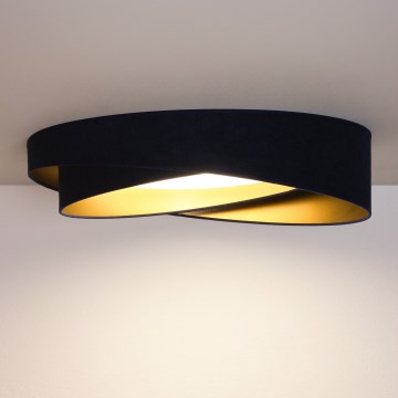 BRILAGI - LED kattovalaisin VELVET TWIST LED/24W/230V 4000K halkaisija 55 cm sininen/kultainen