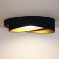 BRILAGI - LED-kattovalaisin VELVET TWIST LED/24W/230V 4000K halkaisija 55 cm sininen/kultainen