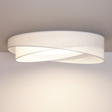 BRILAGI - LED Kattovalaisin VELVET TWIST LED/24W/230V 4000K halkaisija 55 cm valkoinen