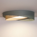 BRILAGI - LED-kattovalaisin VELVET TWIST LED/24W/230V 4000K halkaisija 55 cm vihreä/beige