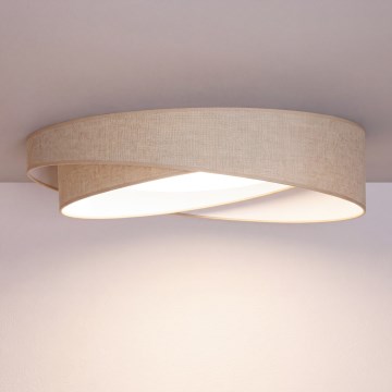BRILAGI - LED-kattovalaisin VELVET TWIST LED/24W/230V 4000K Ø 55 cm beige