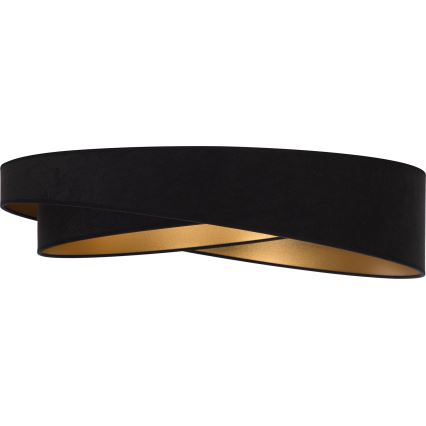 BRILAGI - LED-kattovalaisin VELVET TWIST LED/24W/230V 4000K halkaisija 55 cm musta/kulta