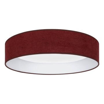 Brilagi - LED-kattovalaisin VELVET VARI LED/24W/230V 3000/4000/6500K Ø 45 cm viininpunainen