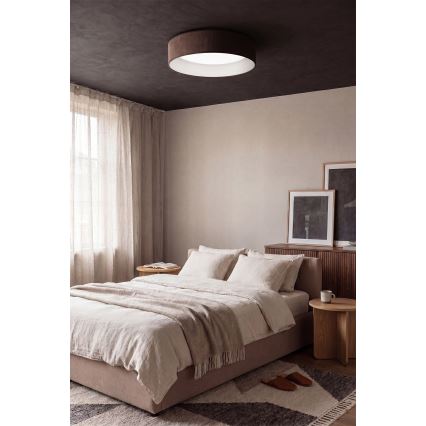 Brilagi - LED-kattovalaisin VELVET VARI LED/24W/230V 3000/4000/6500K halkaisija 45 cm ruskea