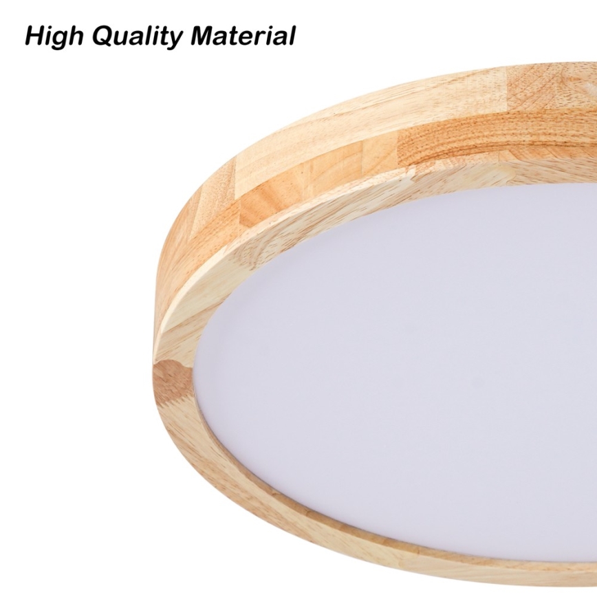 BRILAGI - WOODLINE LED -kattovalaisin LED/24W/230V 3000/4000/6000K tammi, halkaisija 30 cm