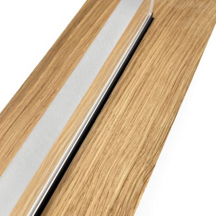 Brilagi - LED-kattovalaisin WOODY FLAT LED/25W/230V tammi/musta