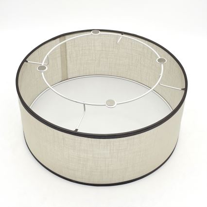 Brilagi - LED Kattovalo BELLADONNA 1xE27/15W/230V halkaisija 30 cm kerma/tammi