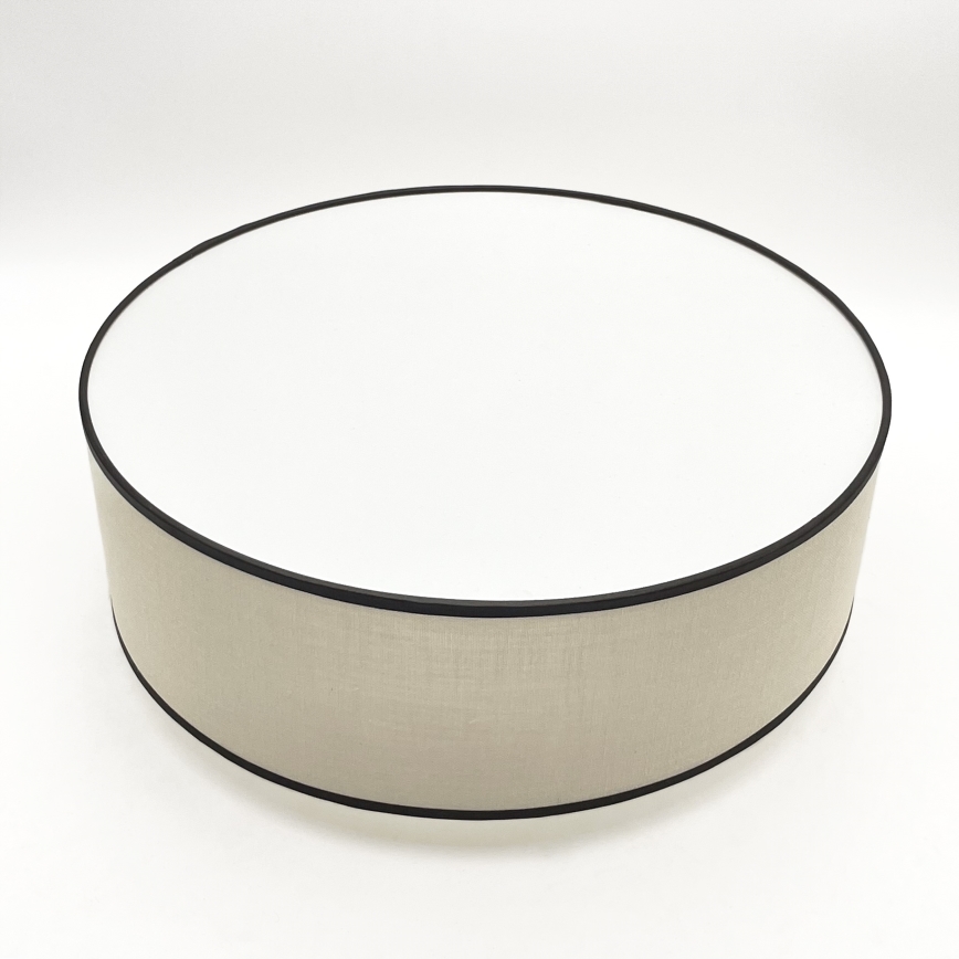 Brilagi - LED Kattovalo BELLADONNA 2xE27/15W/230V halkaisija 40 cm kerma/tammi