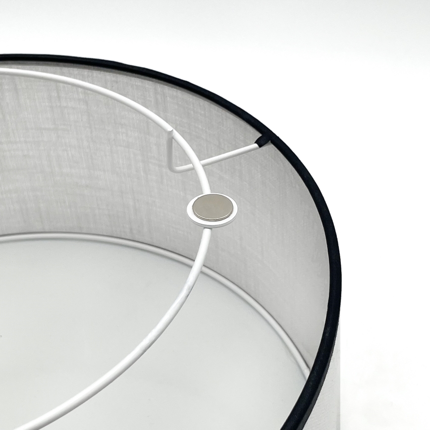 Brilagi - LED Kattovalo BELLADONNA 2xE27/15W/230V halkaisija 40 cm valkoinen/tammi