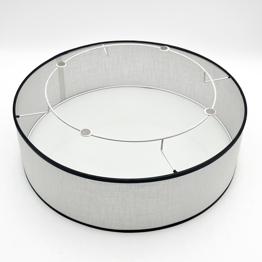 Brilagi - LED Kattovalo BELLADONNA 2xE27/15W/230V halkaisija 40 cm valkoinen/tammi