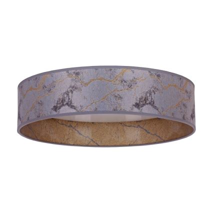 Brilagi - LED-kattovalo VELVET LED/24W/230V halk 40cm 3000/4000/6400K harmaa/kulta