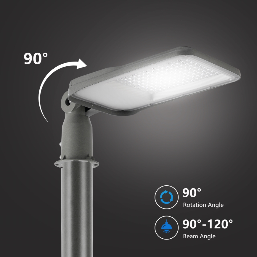 Brilagi - LED-katuvalaisin URBANLIGHT LED/100W/230V harmaa IP65