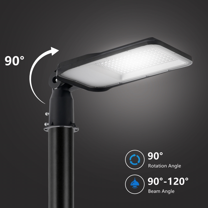 Brilagi - LED-katuvalaisin URBANLIGHT LED/100W/230V musta IP65