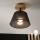 Brilagi - LED  Kiinteä kattokruunu ANTHONY 1xE14/60W/230V tammi/musta