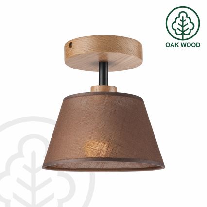 Brilagi - LED  Kiinteä kattokruunu ANTHONY 1xE14/60W/230V tammi/ruskea