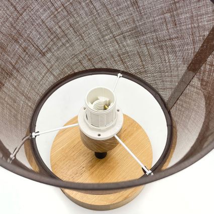 Brilagi - LED  Kiinteä kattokruunu ANTHONY 1xE14/60W/230V tammi/ruskea