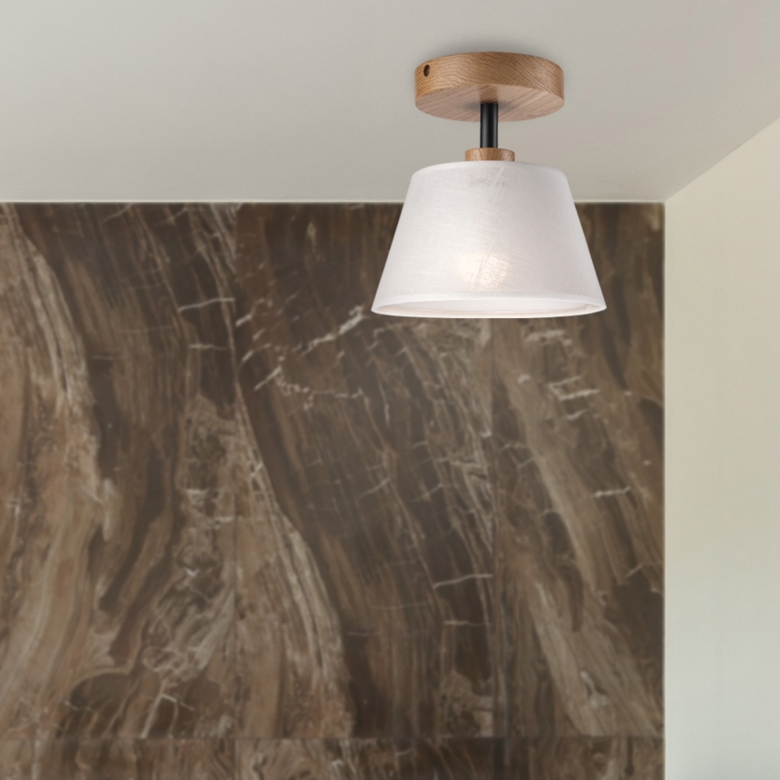 Brilagi - LED  Kiinteä kattokruunu ANTHONY 1xE14/60W/230V tammi/valkoinen