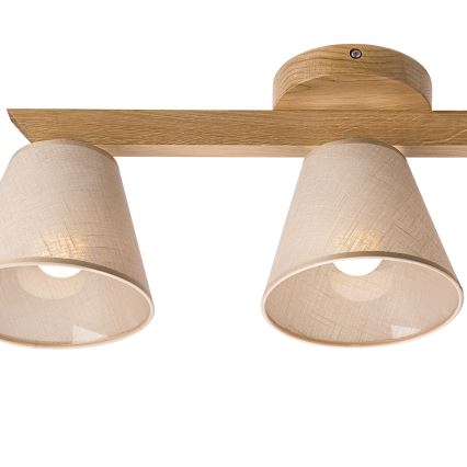 Brilagi - LED  Kiinteä kattokruunu ANTHONY 3xE14/40W/230V tammi/beige