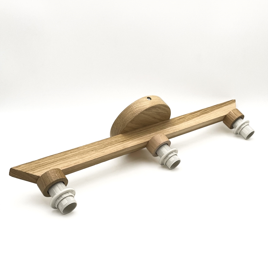 Brilagi - LED  Kiinteä kattokruunu ANTHONY 3xE14/40W/230V tammi/beige