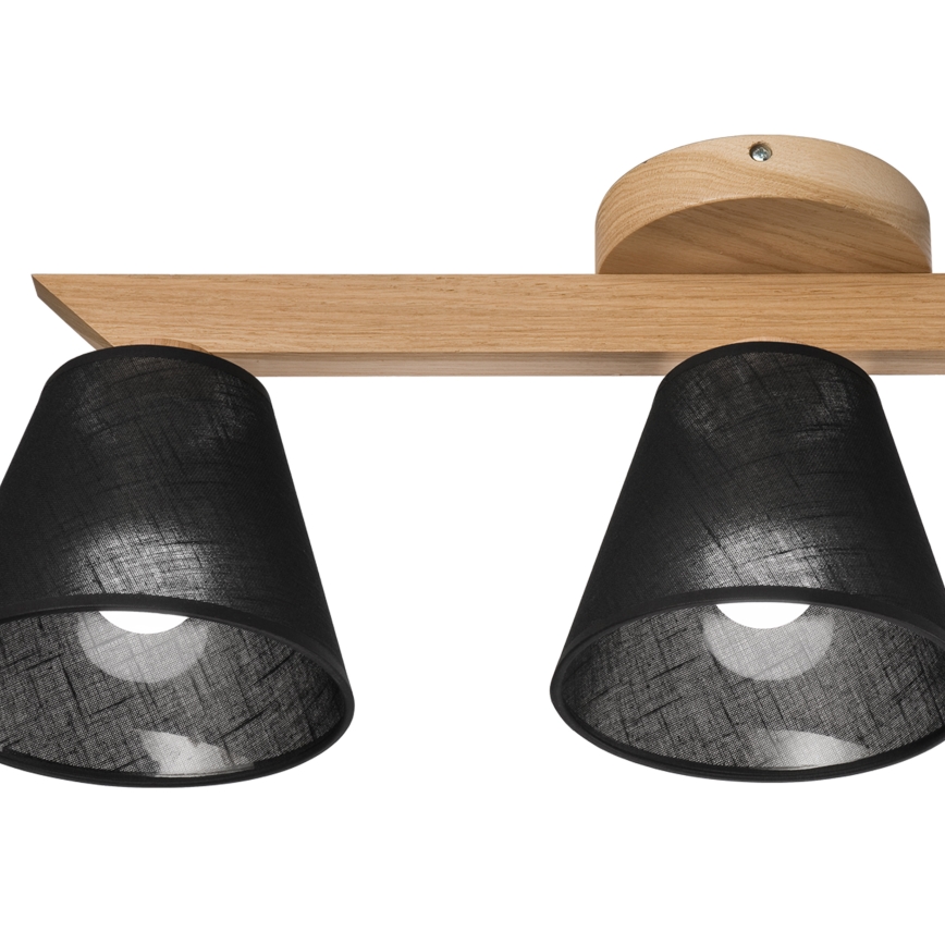 Brilagi - LED  Kiinteä kattokruunu ANTHONY 3xE14/40W/230V tammi/musta