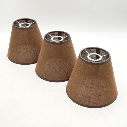 Brilagi - LED  Kiinteä kattokruunu ANTHONY 3xE14/40W/230V tammi/ruskea