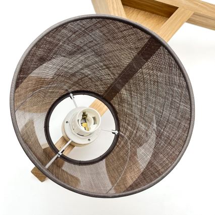 Brilagi - LED  Kiinteä kattokruunu ANTHONY 3xE14/40W/230V tammi/ruskea