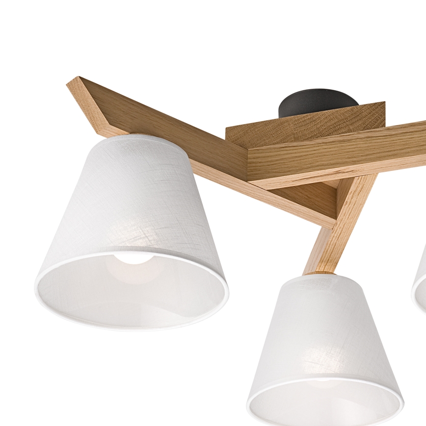 Brilagi - LED  Kiinteä kattokruunu ANTHONY 3xE14/40W/230V tammi/valkoinen