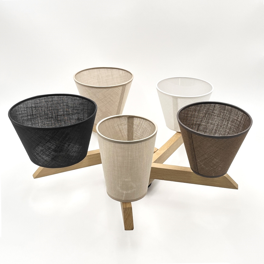 Brilagi - LED  Kiinteä kattokruunu ANTHONY 5xE14/40W/230V tammi