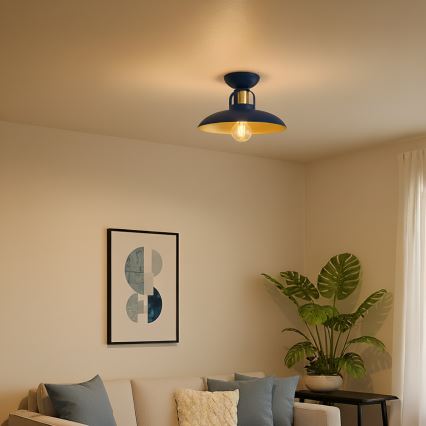 Brilagi - LED Kiinteä kattokruunu FLAMENGO 1xE27/60W/230V sininen