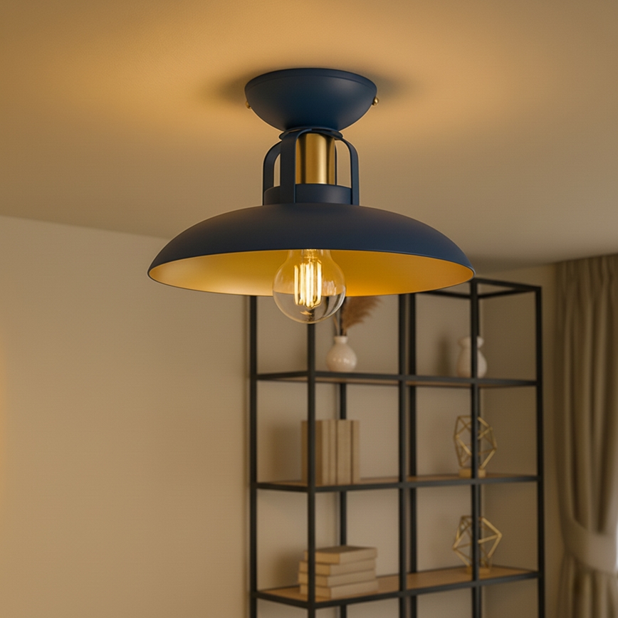 Brilagi - LED Kiinteä kattokruunu FLAMENGO 1xE27/60W/230V sininen