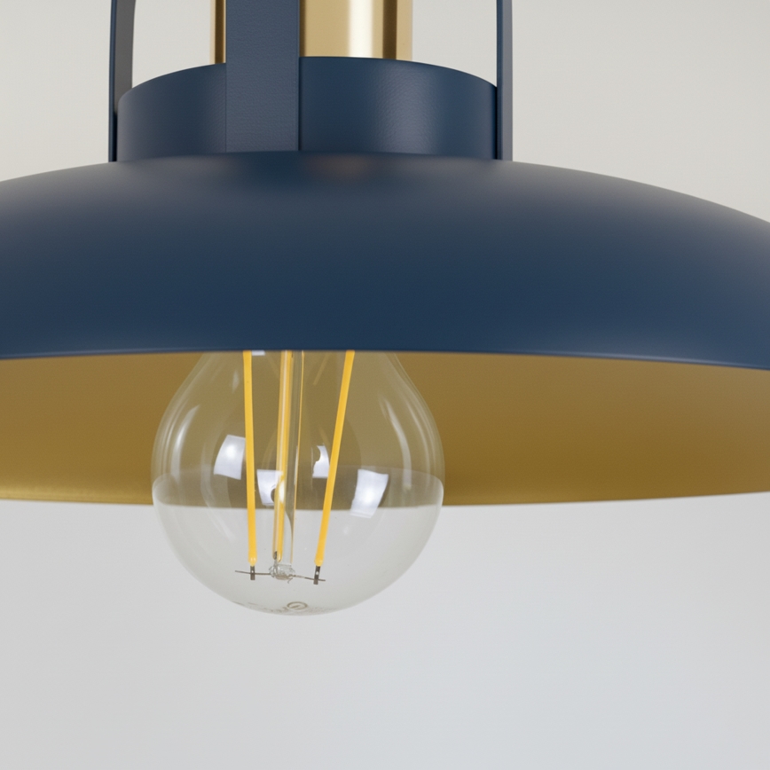 Brilagi - LED Kiinteä kattokruunu FLAMENGO 1xE27/60W/230V sininen