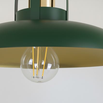 Brilagi - LED Kiinteä kattokruunu FLAMENGO 1xE27/60W/230V vihreä