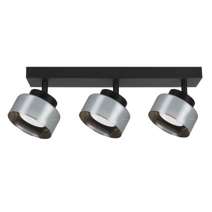 Brilagi - LED Kohdevalaisin AURA LUX 3xGX53/30W/230V musta/savunvärinen