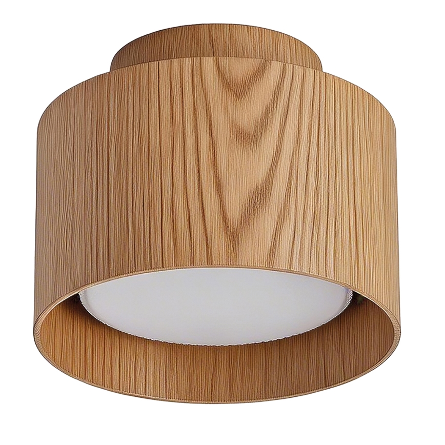 BRILAGI - LED-kohdevalaisin BACKLIT 1xGX53/15W/230V + LED/3W halkaisija 10 cm tammi-dekori