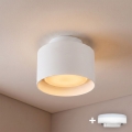 BRILAGI - LED-kohdevalaisin BACKLIT 1xGX53/15W/230V + LED/3W, halkaisija 10 cm, valkoinen