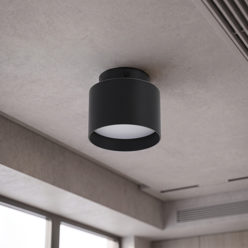 BRILAGI - LED-kohdevalaisin BACKLIT 1xGX53/15W/230V + LED/3W halkaisija 8 cm musta