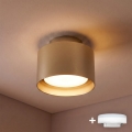 BRILAGI - LED-kohdevalaisin BACKLIT 1xGX53/15W/230V + LED/3W Ø 10 cm kultainen
