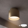 BRILAGI - LED-kohdevalaisin BACKLIT 1xGX53/15W/230V + LED/3W Ø 8 cm kultainen